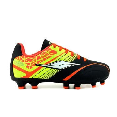 Imagem de Chuteira Adulto Campo 4714A - AS096 - Euro Soccer, 42, Preto, Laranja