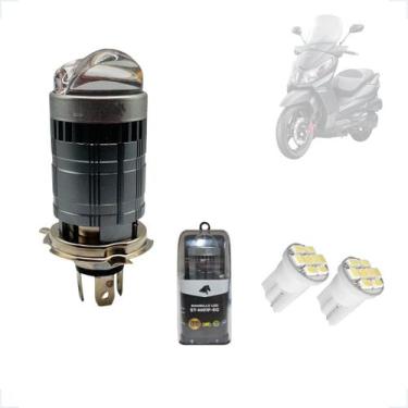 Imagem de Lâmpada Led H4 Farol Alto e Baixo Stallion M01F Citycom S300i 2017 201