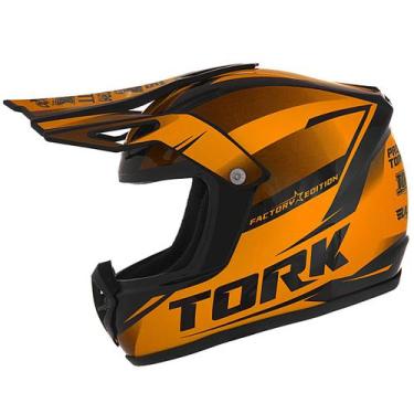 Imagem de Mini Capacete Pro Tork Factory Edition Cross, LARANJA, Único