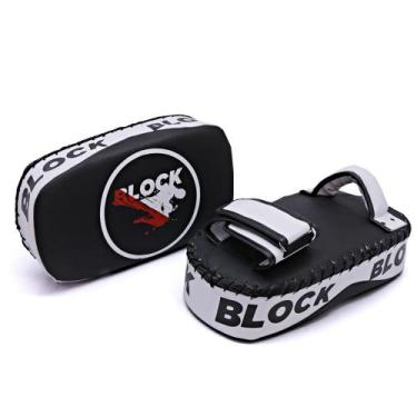 Imagem de Aparador de chute muay thai aparador muay thai - BLOCK FITNESS, Branco