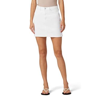 Imagem de HUDSON Minissaia Viper feminina, Sombra branca, 31