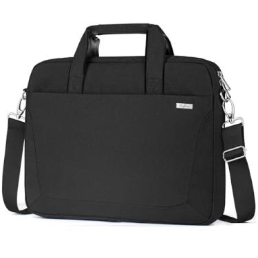 Imagem de BAFFINA Bolsa de ombro para laptop de 15,6 cm, presentes de negócios de 40,6 cm, para homens e mulheres, pasta para laptop de 14 polegadas, 15,1 e 16 polegadas, Macbook/Notebook HP Dell Asus, bolsa