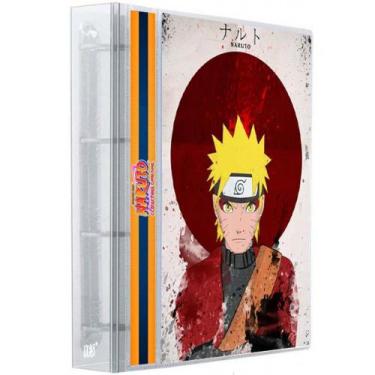 Imagem de Pasta Fichário Carta Cards 4 argolas Naruto Classico Shippuden +10 Fol