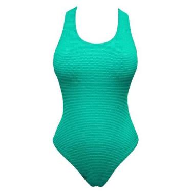 Imagem de Maiô Juvenil Costas Cruzadas Poa Bolinha Praia Piscina Forro - HYPE MO