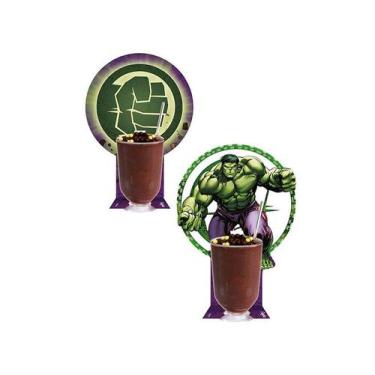 Imagem de Copinho com Enfeite para Doces Festa Vingadores Hulk - 10 Unidades - R