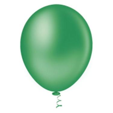Imagem de Balão Látex Redondo 8 Verde 50 Un - Pic Pic