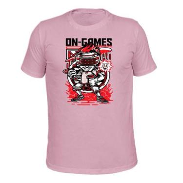 Imagem de Camiseta Plus Size Unissex Malha 30.1 Estampada Ongames - Surprass, Ro