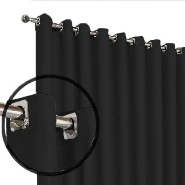 Imagem de Cortina Turin Sala Quarto 8,00 x 2,50 Apartamento bege - Bravin Cortin