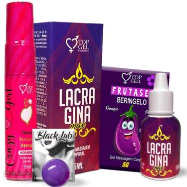 Imagem de Kit  Sex Shop 4 Lubrificantes Intimos Sexy Protudos Eróticos Atacado s