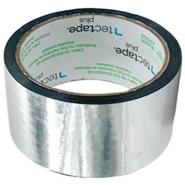 Imagem de Fita Adesiva Aluminizada Fita Laminada Instalação Ar Condicionado 1 Un