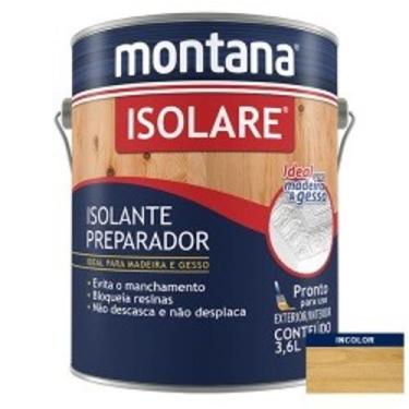 Imagem de Verniz Isolante Madeira Gesso Incolor Isolare 3,6L Montana Madeira Fun