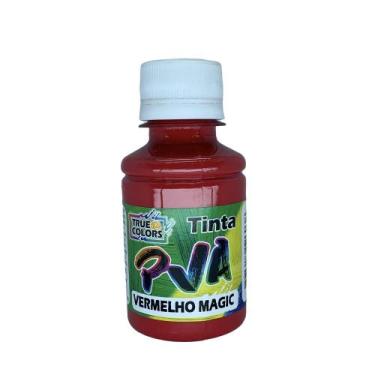 Imagem de Tinta Pva Vermelho Magic 100ml True Colors, VERMELHO MAGIC