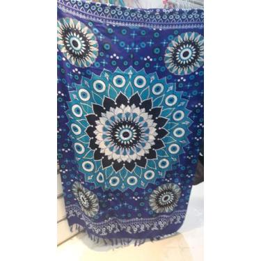 Imagem de Canga Praia Olho Grego Mandala Moda Verão Beach Poliéster - BALI, Cres