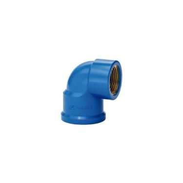 Imagem de Joelho 90 Soldável Com bucha Latão 25MM X 1/2 - Krona