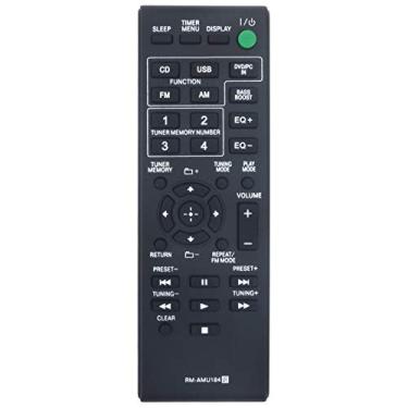 Imagem de RM-AMU184 Novo controle remoto de substituição IR para controle remoto Sony Mini Hi-Fi MHC-ECL5 MHCECL5