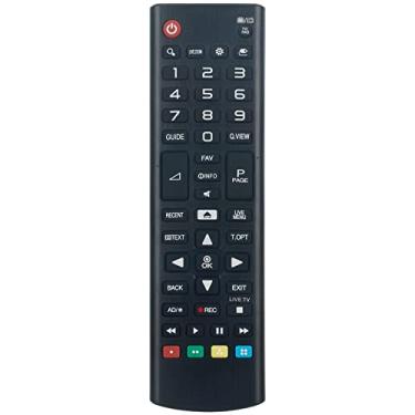 Imagem de Allimity Controle remoto AKB74915341 compatível com LG LCD LED Smart TV AKB74915324 32LH604T 43LH600T 43LH600V 43UH610T 49LH600T 49LH600V 49UH610T 55LH600T 55LH600T 5LH60 0V 55UH615T 60UH615T 65UH615T