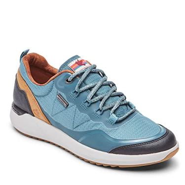 Imagem de Cobb Hill Skylar Mesh Lace WP Oxford feminino, Azul-petróleo à prova d'água, 9.5 Wide