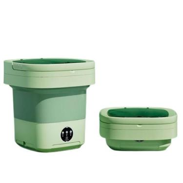 Imagem de Máquina de Lavar Roupa Mini Turbo Limpeza Prática - 110V