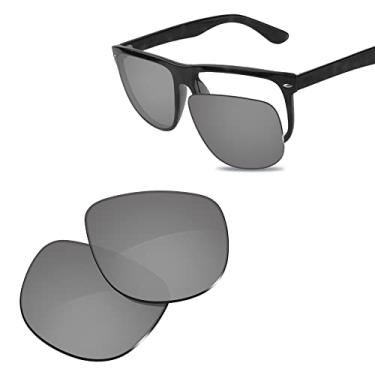 Imagem de Glintbay Lentes de óculos de sol de substituição 100% precisas para RayBan RB4147 60 mm - Espelhado prateado metálico polarizado