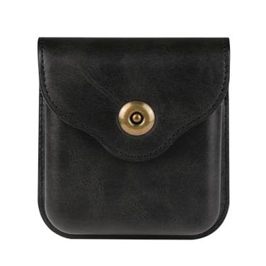 Imagem de Bolsa de cintura para celular com suporte para cartão compatível com Samsung Galaxy Z Flip 7/6/5/4/3/2/5G, coldre masculino de couro para celular com clipe de cinto para esportes ao ar livre estojo de