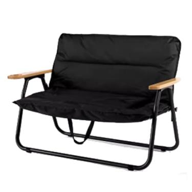 Imagem de Cadeira de acampamento Cadeiras de sofá acolchoadas macias varandas ao ar livre acampamento e lazer cadeiras de lona cadeiras ao ar livre cadeiras dobráveis ​​cadeiras de acampamento Leve