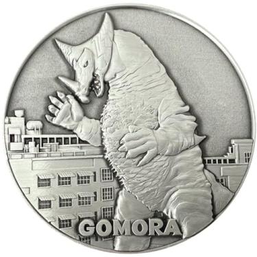 Imagem de Goliath Coins - Ultraman Gomora - Large Collectible Display Coin, Includes Stand, 3D Dual-Sided, 2.75", 4oz, Zinc Alloy