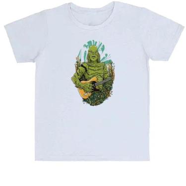 Imagem de Camiseta Infantil Monstro marinho na guitarra - Alearts, 12