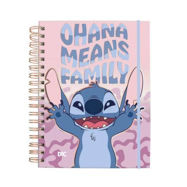 Imagem de Caderno Smart Universitário Stitch 80 Folhas Reposicionáveis