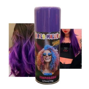 Imagem de Tinta Spray Colorir Cabelo Temporário Lavável Kbelo Maluko - D Present