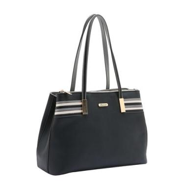 Imagem de Bolsa Feminina Chenson Original Casual Chic Ombro 3484861 Preta