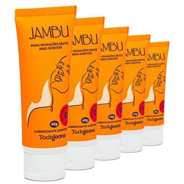 Imagem de Lubrificante íntimo Vegano Jambu 40g Toda Joana 5Un