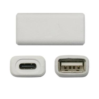 Imagem de BestParts Adaptador de substituição tipo C para porta de extensão USB para Logitech G502X G502X Plus G715 G Pro X Superlight 2 3 Mouse sem fio para jogos (branco)