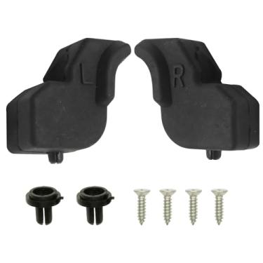 Imagem de Aynaxcol 2 peças FL3Z-99439A00-B almofadas de borracha para porta traseira esquerda direita com 4 parafusos de metal, substituição para Ford F Series 150 caixa de 5,5/6,5 pés 2015-2020, substitui