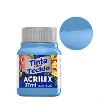 Imagem de Tinta Para Tecido Acrilex Fosca 37ml Escolha a Cor, 584 - AZUL INVERNO