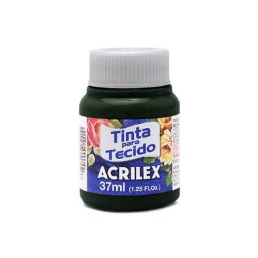 Imagem de Tinta Para Tecido Acrilex Fosca 37ml Escolha a Cor, 860 - VERDE PANTAN