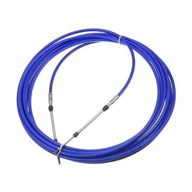 Imagem de A ABSOPRO 1 peça 10.1 m 10 metros 394 polegadas Marine Type 3300 / 33C cabo de caixa de controle remoto de mudança do acelerador para Yamaha motor de popa barco motor de direção azul item de