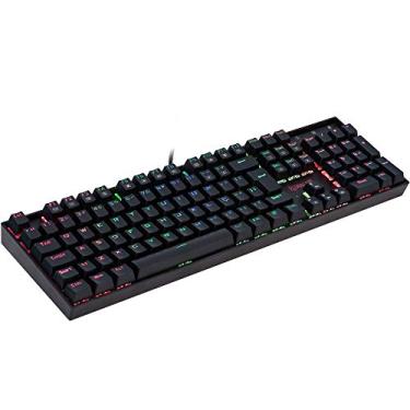 Imagem de Redragon, Teclado Mecânico Gamer Mitra RGB (Switch Outemu Blue) - Preto