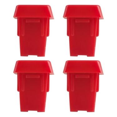 Imagem de 08912040610 Chaves de interruptor de segurança para Ryobi, Sears Craftsman, Delta, Wen, Dewalt, Jato, SawStop, Powertec, Rockwell Power Tools-Vermelho, 4 peças