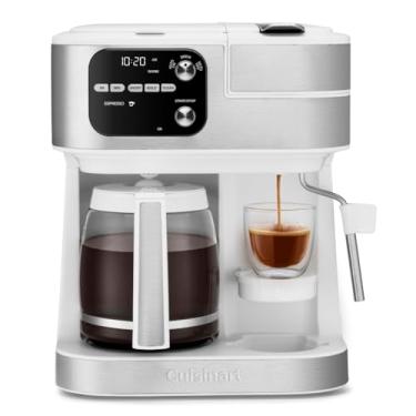 Imagem de Cuisinart Cafeteira Barista System, Coffee Center 4 Em 1, Máquina De Café De Dose Única, Compatível Com Cápsulas De Café Expresso E Nespresso, Jarra Para 12 Xícaras, Branco, Ss-4N1W