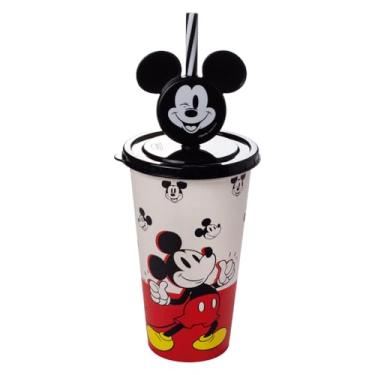 Imagem de Copo com Canudo e Pin 500 ml Mickey Plasútil