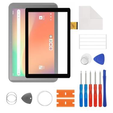 Imagem de SwarKing Nova substituição de digitalizador de tela sensível ao toque para Visual Land Prestige Elite 10QH com kit de ferramentas de reparo gratuito (sem visor LCD)