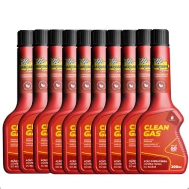 Imagem de 10 Un Aditivo Combustível Bardahl Clean Gas Gasolina 200ml