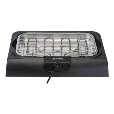 Imagem de Grill Elétrico Agratto Com Ccontrole De Temperatura 127V Preta Churrasqueira