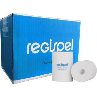 Imagem de Bobina Térmica 80MM X 40M Branca 44G sem Tubete Caixa com 10 - Regispe