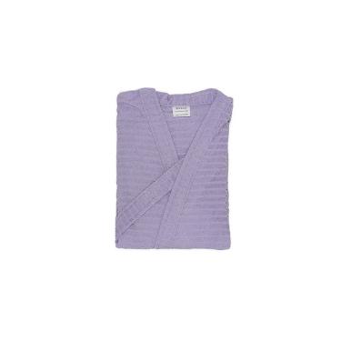 Imagem de Roupão Atoalhado Adulto Briza Lilas 4008 Tamanho Gg