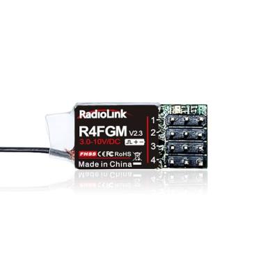 Imagem de Radiolink R4FGM Receptor de giroscópio RC de 2,4 Ghz 4 canais para mini carros RC Controle de longo alcance de 400 m para controle remoto RC RC8X/RC6GS V3/RC4GS V3