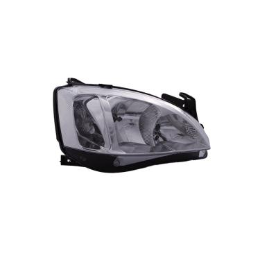 Imagem de Farol Cromado Lado Direito Sem Regulagem Eletrica Lente Lisa Pecas Genuinas Gm Montana /corsa