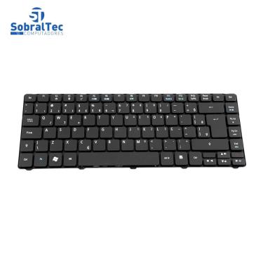 Imagem de Teclado Notebook Compativel Com Acer Aspire 3810 3810T 4810 4810T - Preto- Br - F3 Bluetooth