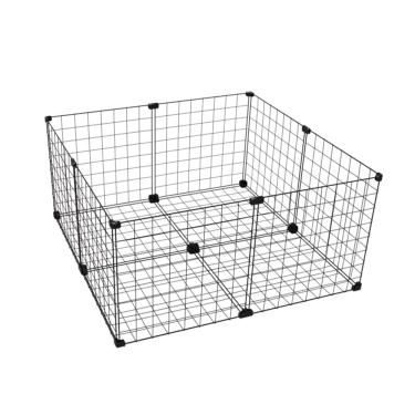 Imagem de Cercado para Porquinho da Índia 80x80x40 Aramado Cm com Teto Preto