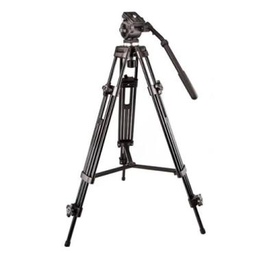 Imagem de Tripé Profissional Weifeng WF-717 com cabeça hidráulica suporta até 6 